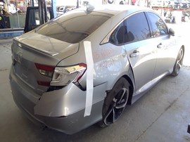 2018 HONDA ACCORD, SILVER, SPORT MODEL, 15L TURBO, AT.  A26291